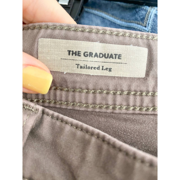 AG ADRIANO GOLDSCHMIED Men's Khaki The Graduate Tailored Leg Jeans sz 38 X 34 - Picture 3 of 11